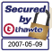 Thawte Security Logo